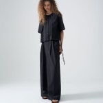 [폴앤컴퍼니] Round neck string blouson_Black - 주식회사 패션지오 [폴앤컴퍼니] Round neck string blouson_Black