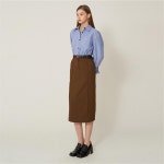 [에프코코로미즈] classic pintuck skirt BR - 주식회사 패션지오 [에프코코로미즈] classic pintuck skirt BR