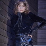 [와이제이] MINK VELVET TURTLE NECK TOP_BLACK - 주식회사 패션지오 [와이제이] MINK VELVET TURTLE NECK TOP_BLACK