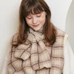 [샐러드볼즈]CHECK FLEECE MUFFLER_BEIGE - 주식회사 서울쇼룸 [샐러드볼즈]CHECK FLEECE MUFFLER_BEIGE