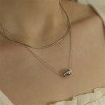 [하스] [2SET]Oval ball layered necklace_BF043 - 주식회사 서울쇼룸 [하스] [2SET]Oval ball layered necklace_BF043