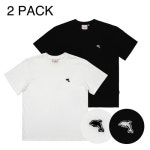 [와이케이][정준하/하하 착용] 돌핀 베이직 2 PACK 반팔티셔츠 - 주식회사 서울쇼룸 [와이케이][정준하/하하 착용] 돌핀 베이직 2 PACK 반팔티셔츠