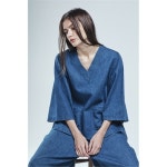 [스튜디오지] DENIM V-NECK BLOUSE - 주식회사 서울쇼룸 [스튜디오지] DENIM V-NECK BLOUSE