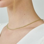 [티오유] Delight peridot necklace_TL023 - 주식회사 서울쇼룸 [티오유] Delight peridot necklace_TL023