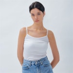 [씨엘로] BASIC RIBBED SLEEVELESS WHITE - 주식회사 패션지오 [씨엘로] BASIC RIBBED SLEEVELESS WHITE