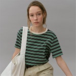 [블랭크03] vintage stripe t-shirt (green) - 주식회사 서울쇼룸 [블랭크03] vintage stripe t-shirt (green)