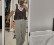 코튼큐오레 샤르르 탑다운 니트 - 쎄비 SEVY