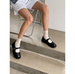 슈즈데이 통굽 둥근코 메리제인 버클 로퍼