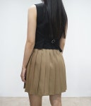 느루아 버튼 조끼 세트 턱시 브이넥 베스트 (베이지/그레이/블랙)