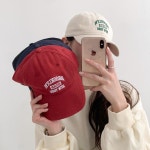 블루씨티 [무배] 코튼 브루클린 자수 면 볼캡 모자 4color