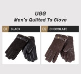 어그 호주 오즈웨어 남성 퀼트 Ts 가죽 장갑 CS046