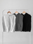 시프트에잇 피터 후드 조끼 집업 3color