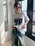 시프트에잇 [오버핏] 어라이브 반팔 티셔츠 3color