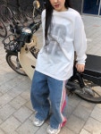 써니데이나이쓰 [주문 폭주] (3 color) 쉐도우 밴딩 긴팔티셔츠 Shadow Banding Long Sleeve T-shirt