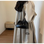 맹이상점 복조리백 가죽 무드 미니체인백