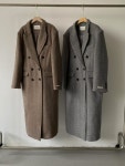 래모드 울100% 클래시 헤링본코트 메리노울 더블 롱코트 래모드 울100%  클래시 헤링본코트 메리노울 더블 롱코트