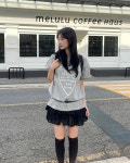 위시러브미 샤샤 캉캉 프릴 미니 스커트 2 color
