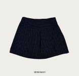 앙빼더데이 2317 (빅사이즈)플리츠 뒷밴딩 A라인 스커트(2color/S-2XL)