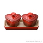 lecreuset | 라쿠텐 일본: 쁘띠・램 캔・담르・셋톨・크루제르크루제 LE CREUSET 기프트 양식기 작은 접시 용기 도기