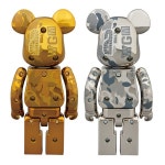 SPW Rakuten Ichiba Store | 라쿠텐 일본: 입하하는 대로 발송!초합금 BAPE(R) CAMO SHARK BE@RBRICK GOLD/SILVER