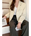 샵보애 inouf 이너프 모어 카라 자켓 하객룩 봄 베이직 jk (2col)