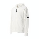 CP COMPANY DIAGONAL RAISED FLEECE HOODIE (17CMSS025A 005086W 103) (다이애그널 레이즈드 플리스 후디)