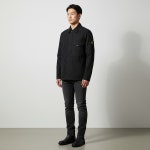 스톤아일랜드 26SS 와펜로고 오가닉 스트레치 코튼TC 셔츠 남성 자켓 L1S151200001 S0004 V0129