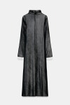 스페인샵 자라 시스루 오버레이 하이넥 롱 원피스 2298/001/064 BLACK / WHITE