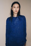 스페인샵 자라 크럼플 텍스처 라운드넥 니트 스웨터 1822/007/429 CORNFLOWER BLUE