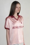 [시눈]SPORTY TRACK HALF SLEEVE SHIRTS (PINK) [W CONCEPT]