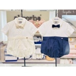 [압소바 25년 여름 뱀띠임신출산선물]아이작 정장우주복세트 2종 택1(네이비or아이보리2A2322301 - 신세계백화점