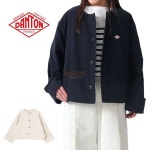 단톤 24FW 여성 인슐레이션 카라리스 노칼라 숏 크롭 자켓 DT-A0462 PNT - 이마트몰