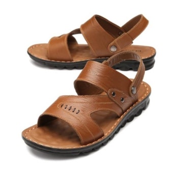 천연가죽 쿠션업 남성 2WAY 샌들 [슬리퍼/샌들 2가지연출] LCMW55U0... 쿠션업 남성 2WAY 샌들 [슬리퍼/샌들 2가지연출] LCMW55U026-37