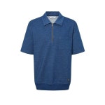 [25SS] 헤지스 블루 카라집업 반팔 맨투맨티셔츠 (HZTS5B625) - 신세계백화점