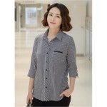 T50064 스트라이프 7부 남방 엄마셔츠 중년옷 - 이마트몰, 원하는 상품을 원하는 시간에 쓱, 이마트몰 T50064 스트라이프 7부 남방 엄마셔츠... 