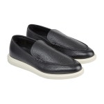 머스트잇(MUSTIT) - 국내 정품 BOSS (휴고보스 브랜드) [PS23] Randy 송아지 가죽 모카신 블랙 (50484884001)