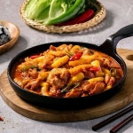 [33떡볶이] 춘천 국물 닭갈비 3인분 x 1팩 (팩당/950g) - 이마트몰