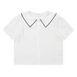 소이 HC33 빅카라 블라우스 소이반팔블라우스,남방,귀여운,흰색,스...... - 이마트몰, 원하는 상품을 원하는 시간에 쓱, 이마트몰 소이 HC33...