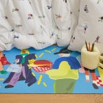 [작가콜라보] 마틸라X안현정 빨아쓰는 소프트 규조토 욕실 주방매트... 마틸라X안현정 빨아쓰는 소프트 규조토...