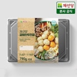 채선당T 굴림만두전골+백합칼국수 밀키트 세트 - 이마트몰