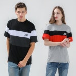 [고스트리퍼블릭] GT-361 3톤 배색 레이어 반팔 라운드 티셔츠... [고스트리퍼블릭] GT-361 3톤 배색 레이어 반팔 라운드 티셔츠 - 이마트몰