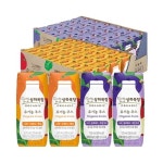 상하목장 유기농주스 사과오렌지케일+사과블루베리케일 125ml 48팩 - 이마트몰