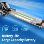 VOBETSCOOTER - Electric Scooter,350W Motor,8.5 Solid Tires, 19 Miles Range, 19Mph Folding Commuter Electric Scooter for Adults $99