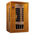 Dynamic Andora 2 Person Low EMF 6 Heating Panel Infrared Therapy Wood Dry Heat Sauna $1519.99 + Free Shipping