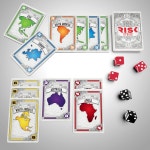 Hasbro Gaming Risk Strike Cards and Dice Game for Adults, Teens, and Kids Ages 10+, Quick-Playing Strategy Card Game for 2-5... 