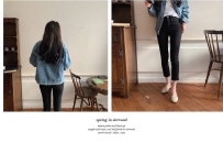 슬로우앤드 [오늘드림🚚] #SLOWMADE. 모어슬림 블랙스키니 (+기본/롱ver) - 3 size