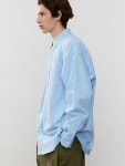 사운즈라이프(SOUNDSLIFE) Back Loop Two Pocket Oxford Shirt Sky Blue - 사이즈 & 후기 | 무신사