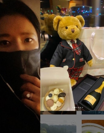 오지은, 자가격리 중 금융맨남편의 이벤트에 감동 
