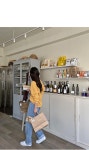 ♥ H O T P I N G ♥ 이너프하찌 루즈핏 V넥 니트티[44~99]