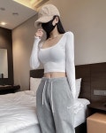 쏠바비 [요즘유행/완전따숩] 뽀글이 양털 퍼 부클 캡 모자